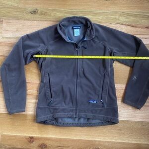 Patagonia Dark Brown Windstopper Fleece Jacket
